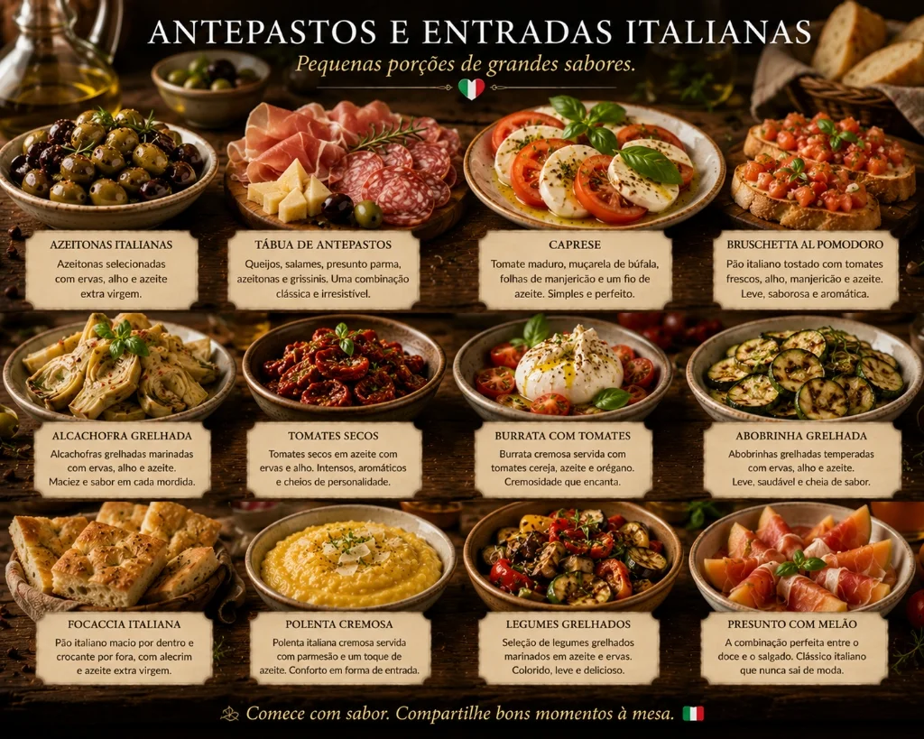 Antepastos e Entradas